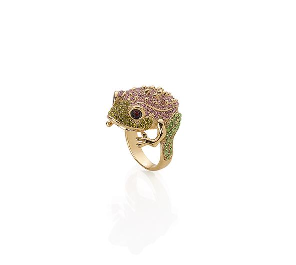 Frø-design ring